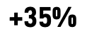 +35%
