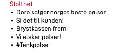 Stolthet Dere selger norges beste pølser Si det til kunden! Brystkassen frem Vi elsker pølser! #Tenkpølser​
