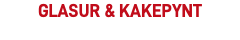 glasur & kakepynt