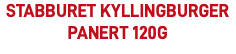 stabburet Kyllingburger panert 120g