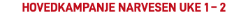 Hovedkampanje Narvesen uke 1 – 2 